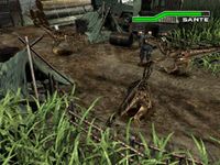une photo d'Ã©cran de Dino Crisis 2 sur Sony Playstation